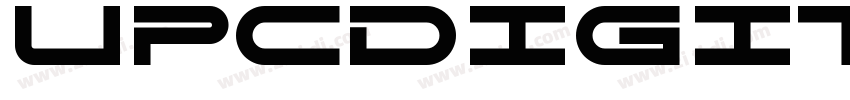 UPCDigital Bold字体转换